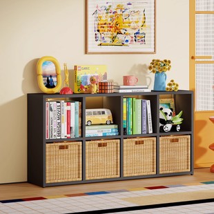 卡莱克格子柜自由组合钢制书柜客厅儿童书架落地收纳储物柜展示柜