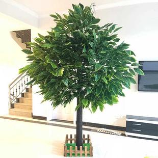 飾假樹(shù)許愿樹(shù)商場(chǎng)花藝客廳擺件假芒果樹(shù) 仿真芒果樹(shù)婚慶大型室內(nèi)裝