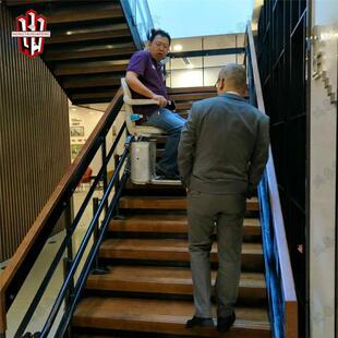 家用座椅电梯斜挂式无障碍升降机老年人升降平台自动收起