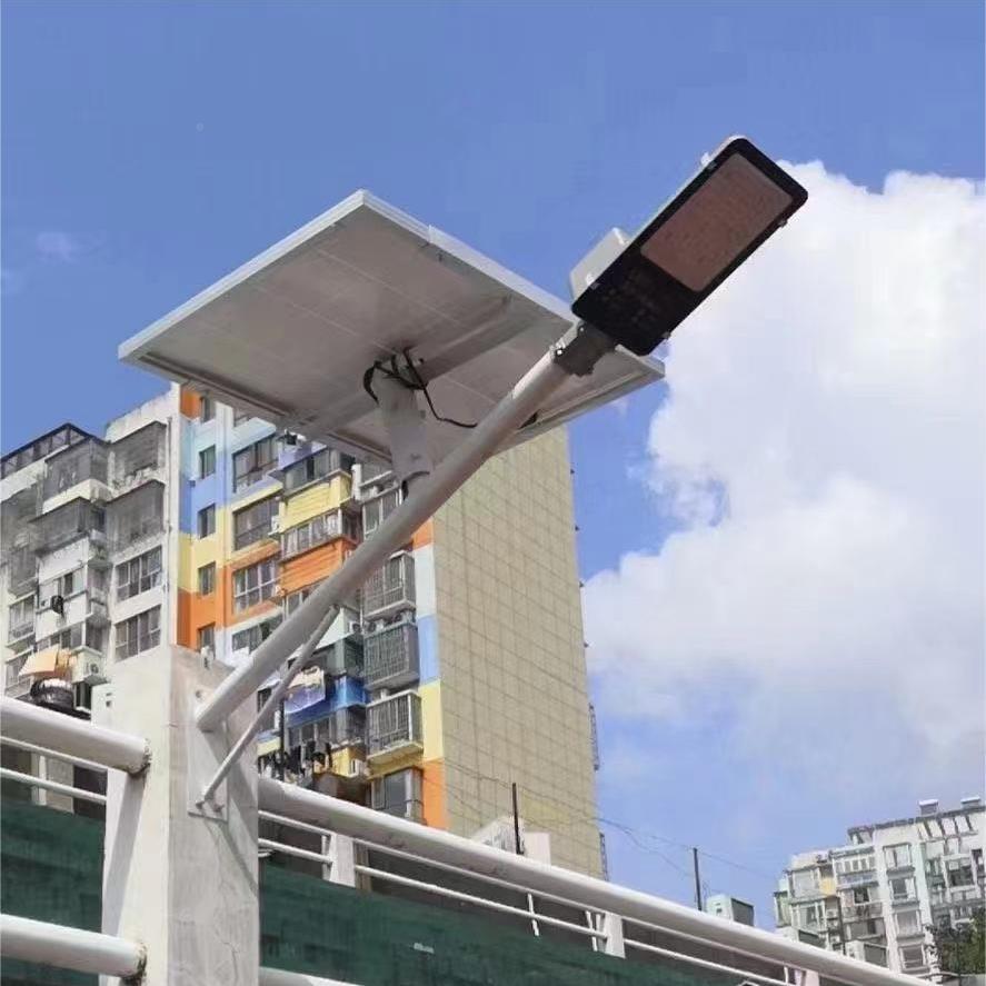 太阳能路灯LED30瓦墙60W10水0W农挂村太阳能墙壁抱杆抱箍电杆泥杆