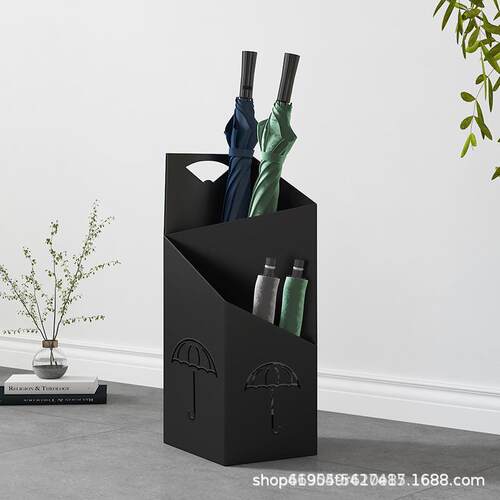 家用门口QZY09123挂伞置架子纳雨伞架收架酒店放大堂商用雨伞物桶