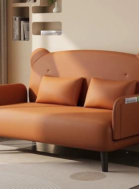 单人折简叠沙沙发床一体两用易小户型客厅发躺可可SDG15658坐可睡