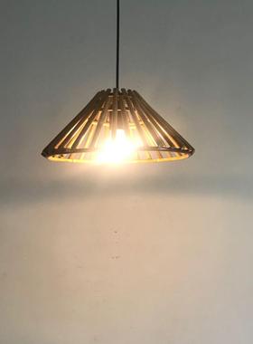 中式简约竹艺12554pok竹编灯田餐厅饭店吊民宿卧室工程装饰园子竹