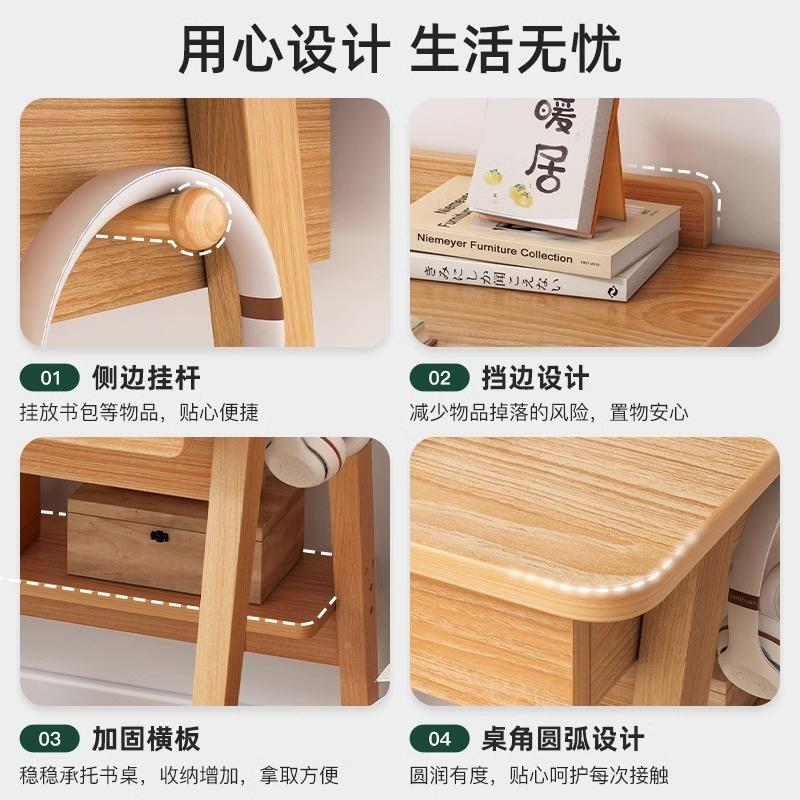 书桌户学A335DA3生学习写字台式电出脑桌卧室家用小型屋租办公桌