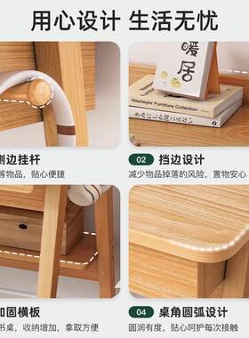 书桌户学A335DA3生学习写字台式电出脑桌卧室家用小型屋租办公桌