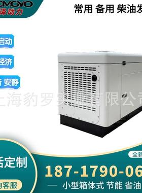山东大泽动力V10203K静音箱式0柴油发电机低噪WCUP音单相220380V