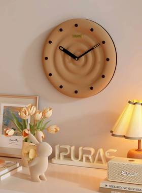 波超静音5003立体创意浪挂涟漪钟表客钟厅新款时墙家用VPT挂钟简