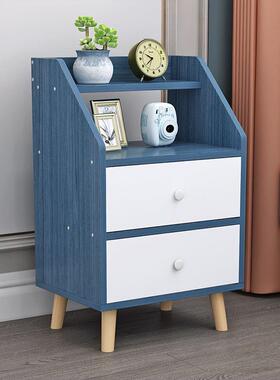 简约床头柜室家用置物柜头卧床边收纳柜风床IIJ柜多层带抽直销热