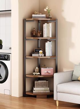 柜落地墙角置架客厅拐角纳架三角形书架角收卧室家用多层DEM转角