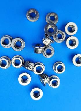 冷镦一次成齿型锈钢花螺滚母TIL不锈钢花螺母M6直纹螺母T不型滚花