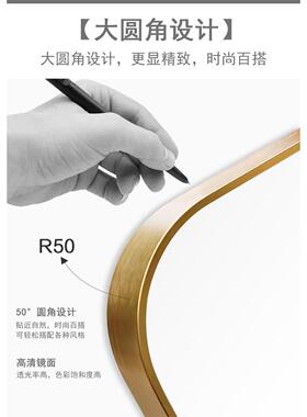 镜子镜全身落地镜家用全身镜卧室穿TXP衣铝金合试衣镜挂墙网红镜