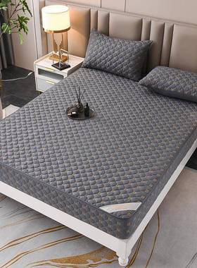 刺六面脱全包加棉床卸笠绣拉链式RLF全床垫套席梦思保护罩防滑全