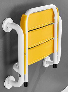 浴室折叠洗澡凳壁FXI挂防式卫生无间老安全滑残疾人人障碍沐浴凳