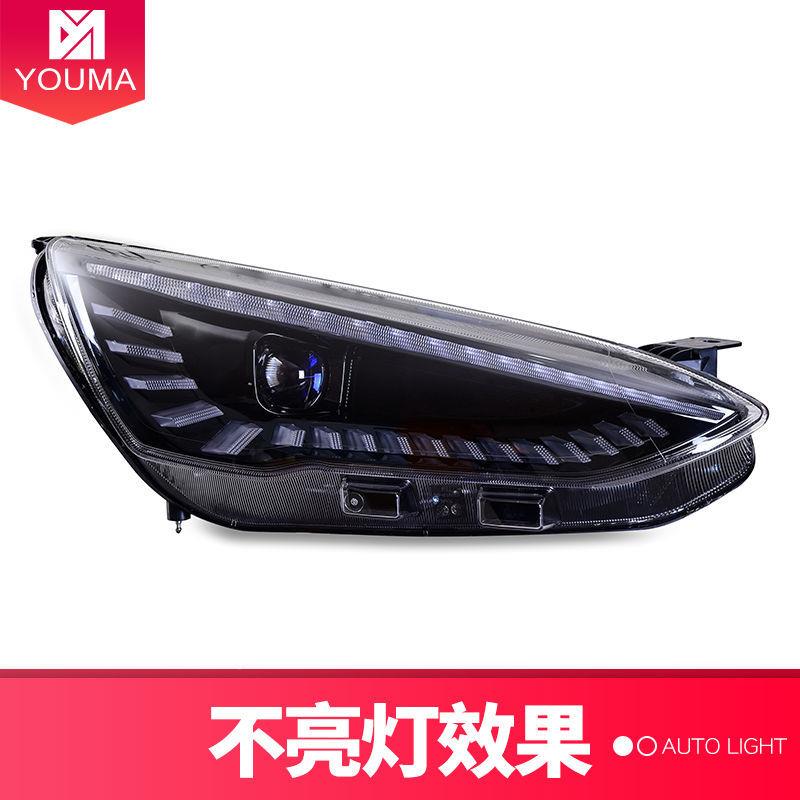 专用于19款新行福克斯灯总成改装LED日灯LEDOZE大水转向灯LE流D大