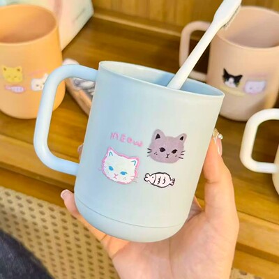 刷牙漱口杯情侣款牙刷杯高级感极简学生宿舍漱口水杯轻奢套
