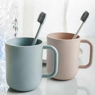 情侣杯子ins家用套装水杯女学生韩版可爱少女心漱口杯刷牙杯塑料