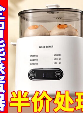 英国智能小型煮蛋家用多功能自动断电宿舍蒸蛋预约迷你早餐神器