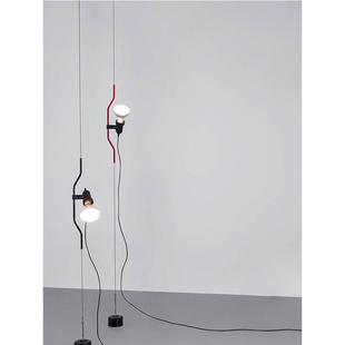 意大利现代极简Parentesi客厅卧室床头工业风可调节氛围落地灯饰