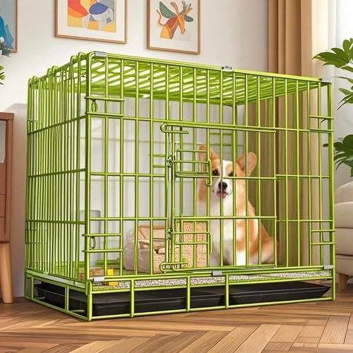 狗笼子家用小型中型犬室内带厕所加粗加固泰迪比熊车载宠物笼狗笼