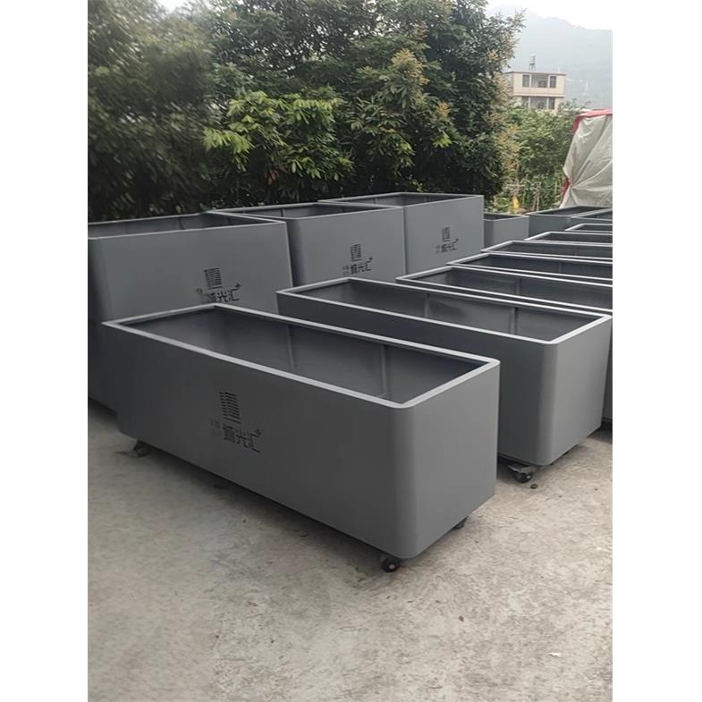 户外铁艺花箱绿化花坛带万向轮奶茶店咖啡厅外摆隔断移动花槽定制