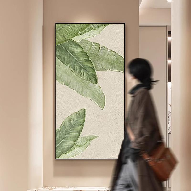 家大业大入户玄关装饰画 画轻奢高级感挂画 画正对门走廊北欧简约