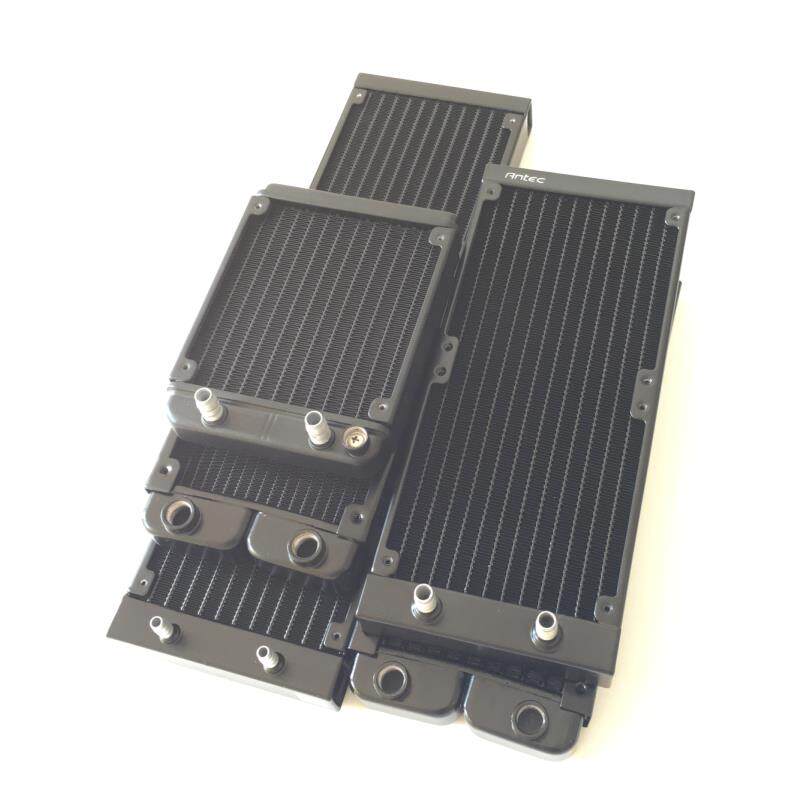 电脑水冷排美容医疗设备LED散热排纯铝240双风扇水冷散热器换热器