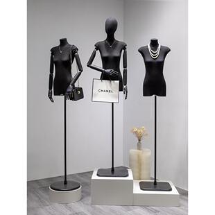 韩版扁身模特展示架女装平胸半身橱窗衣服装店专用人偶假人道具