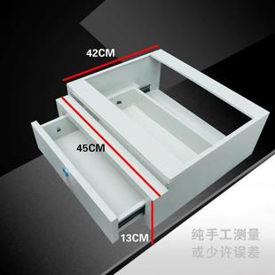 防静电工作台打包台流水线金属抽屉铁艺抽屉铁皮抽屉桌子操作台