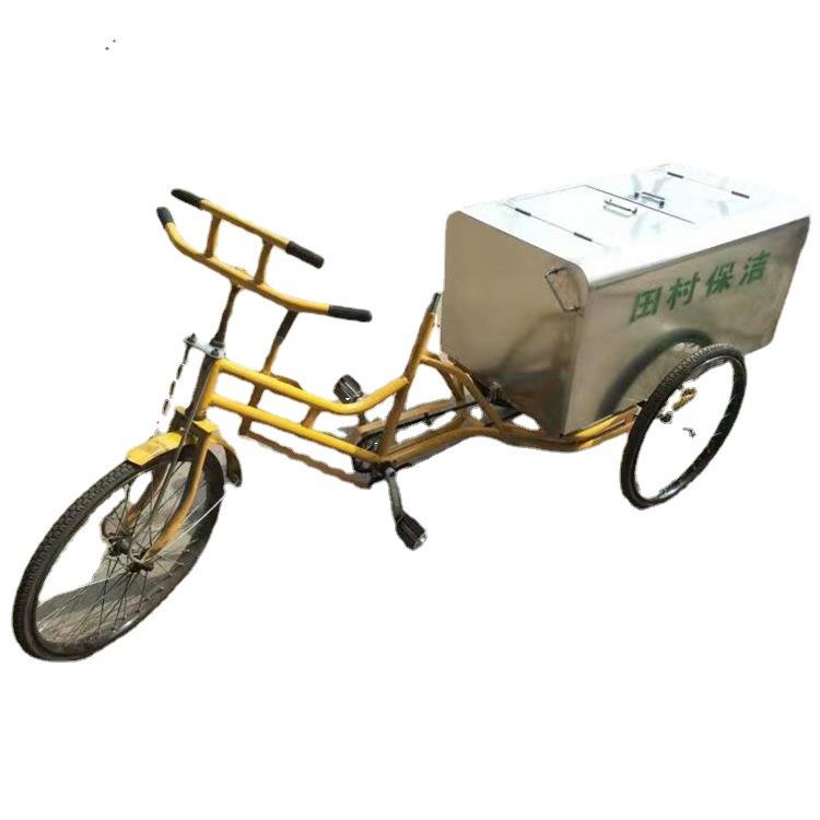不锈钢手推垃圾车现货市政街道保洁清运车物业人力环卫垃圾小推车