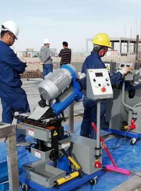 LIA铣边机平板铣钢边板铣边边机GMMA-100L100机个厚钢板铣坡口机