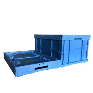 650 30家供折叠带盖周转箱3GJK折叠塑料框直子收纳物厂流塑料 440