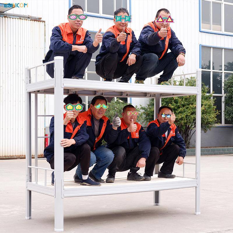 铁上下铺床学生宿床双员层舍工架子床高低床双人型XCC材铁架床