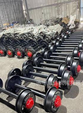 250mm300矿用窑车轮铁路轨道尘车实心轨道轮平板车轮对30m0m铸钢