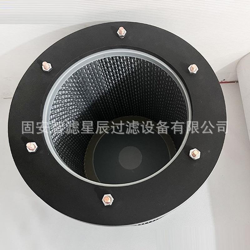 六螺丝吊装除尘滤抛丸机筒间防车*静电覆膜锥UTJ型除尘滤筒325330