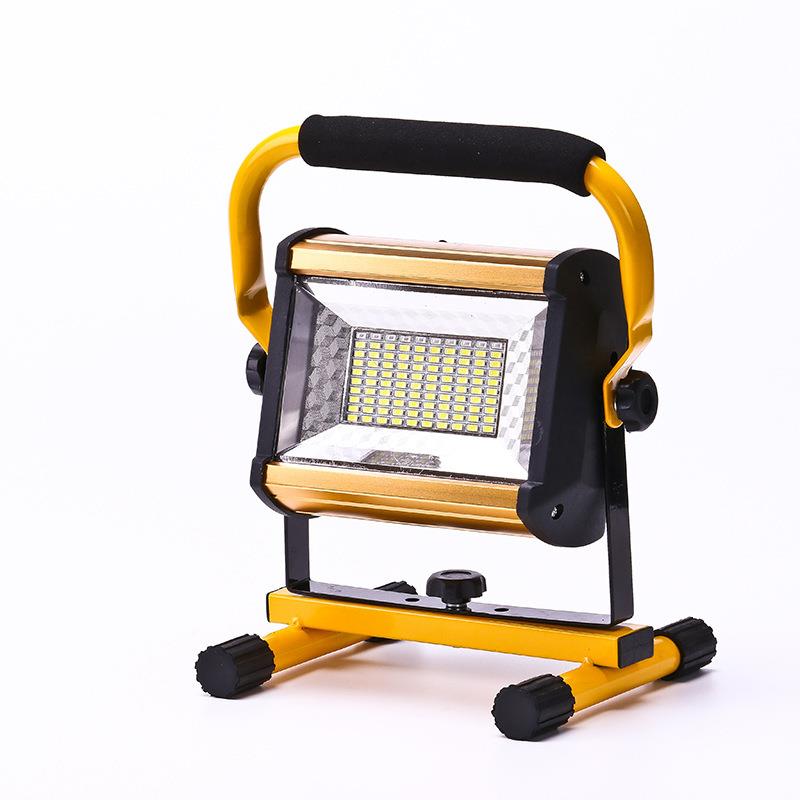 便L投光灯ED0充电场应急灯移动暖白照明灯工作灯广球摆摊手提携式