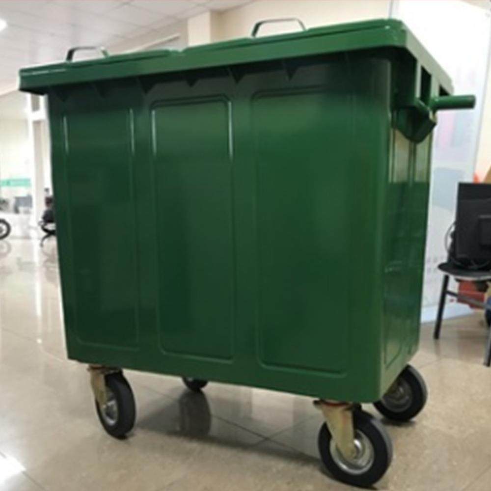 现货厂直销660l塑垃圾料XZX-179桶环卫车手推大号市政环保学家园