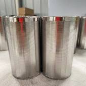 不锈缠钢楔砂钢磨机滤芯丝绕形滤RPR网过滤精度高