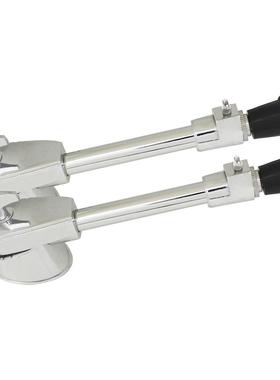 架镀子鼓鼓腿低音鼓爵士鼓固定腿鼓铁电2个装底鼓支架乐PRV器配腿