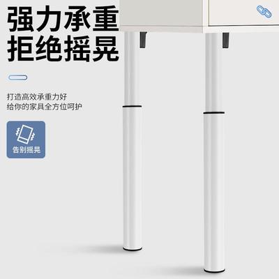 节可调叠吧台底座支架餐桌桌腿支撑柱伸缩脚铁艺可升脚386降折桌