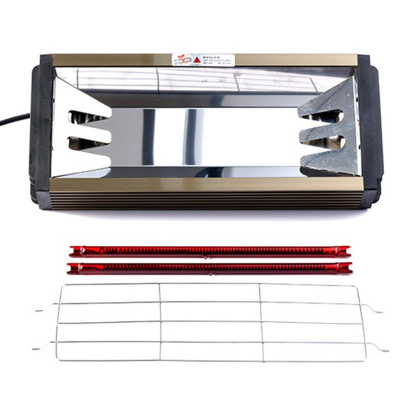 10灯00/2000线W手持式红烤漆短波烤灯汽油车漆喷1000/200漆烘烤升