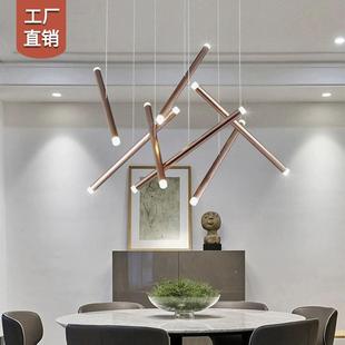 非4097标代l简约楼梯吊灯极简复式 楼跃层oft公寓别客厅墅大吊现灯