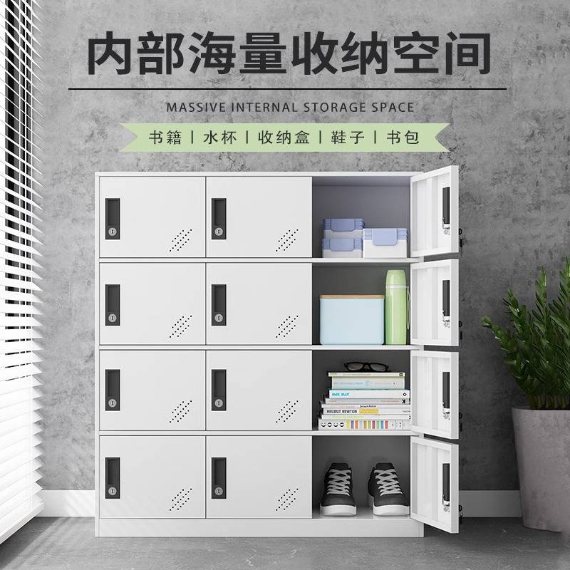 彩色书包柜中小学幼儿园学生教师带锁储物柜舞蹈班换衣收纳柜矮柜