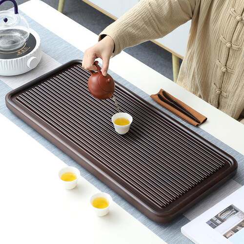 整块木家用茶具茶盘办公室约简易40885525水实茶台排现代简高端电