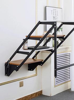 厂家销壁挂式多配功桌能折叠子置直物架餐桌书桌隐藏式14588桌子