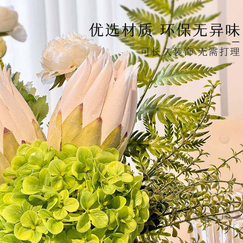 仿真设计师花束餐桌轻奢高端假花摆设茶几摆件样UIO装板花间品饰