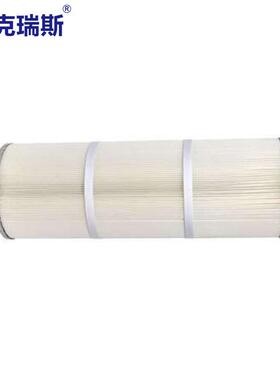 克瑞斯滤工业除尘滤筒JPU芯滤筒过焊除接除尘设备脉冲式尘滤230*6