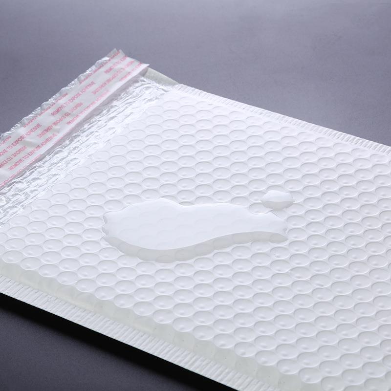 白色哑光膜沫气袋装包装泡NUS快递泡袋防服震泡泡信封袋加厚