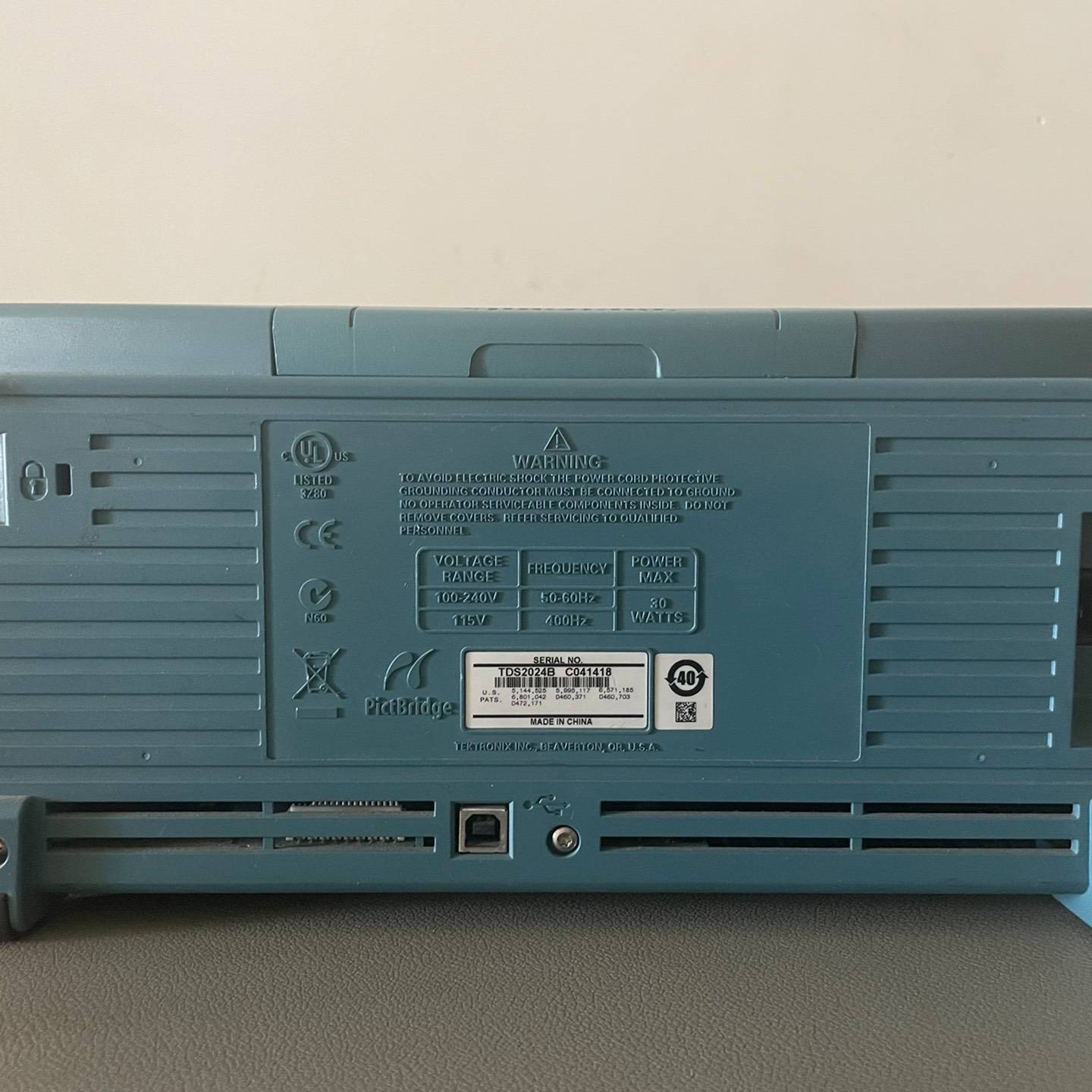 议价泰克TDS2024B示波器200Mhz,四通道，功能测试