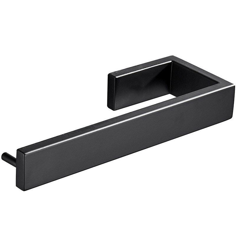 高档雅黑毛巾杆i304不锈钢毛巾环卫生间阳台厕所毛巾架擦手巾架打