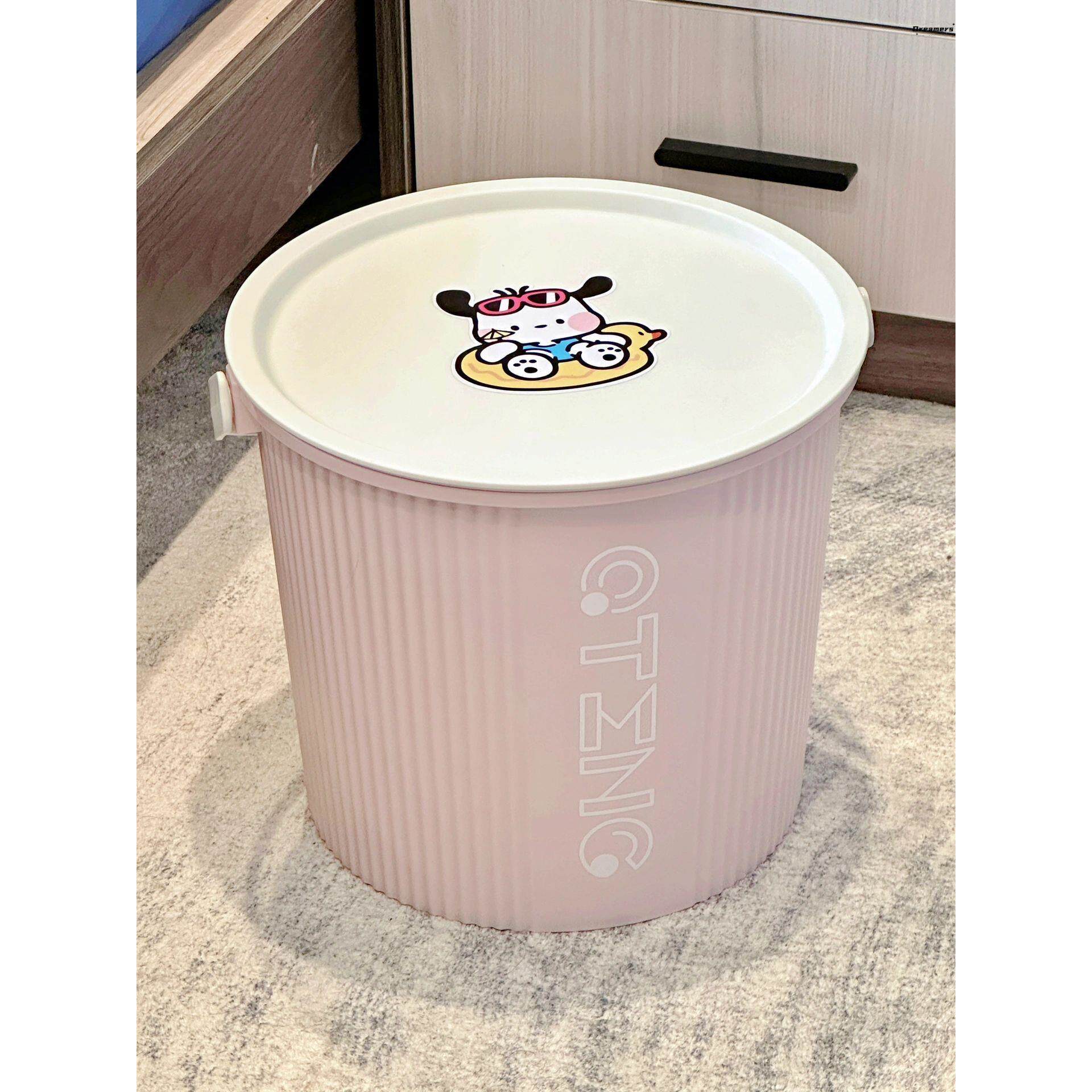 巧腾水桶学生宿舍用带盖洗澡桶手提可坐家用洗衣桶住宿生桶盆厂家